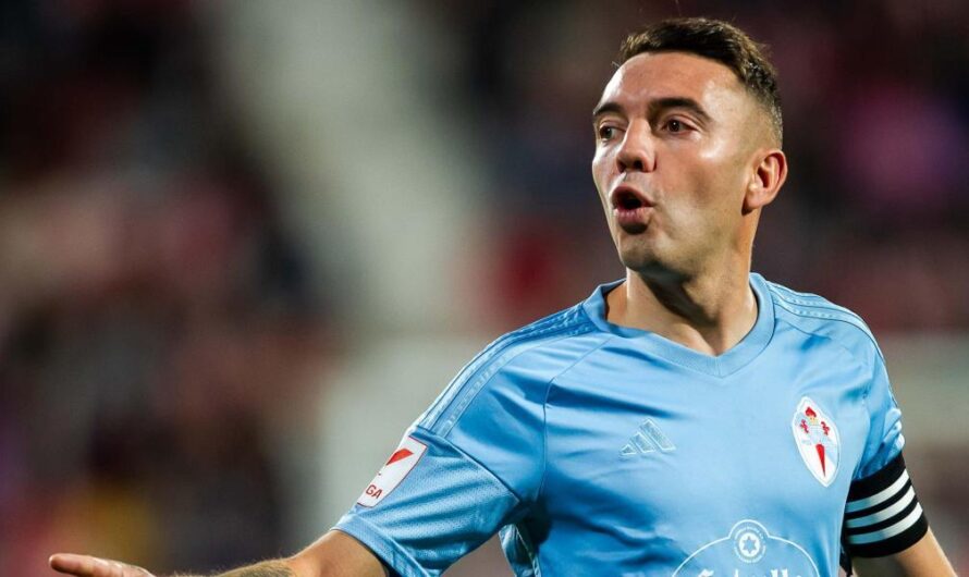 Le manager du Celta Vigo pense qu’Iago Aspas pourrait avoir une autre saison en lui