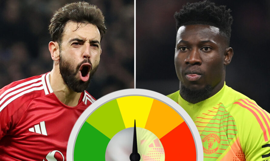 L’évaluation de Man Utd : Bruno Fernandes marque un but, mais André Onana n’est pas à son aise dans le match nul de Chelsea