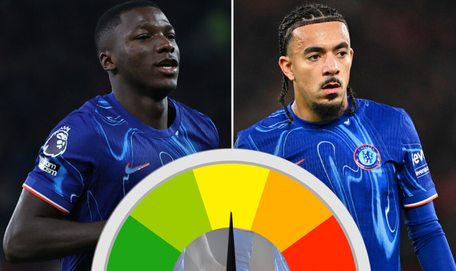 L’évaluation des joueurs de Chelsea : Moises Caicedo marque un but, Malo Gusto est à la peine dans le match nul contre Man Utd