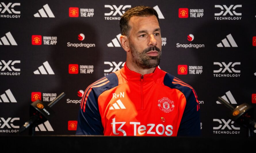 Ruud van Nistelrooy révèle une conversation émouvante avec le patron limogé de Man Utd, Ten Hag, alors qu’il plaide pour Ruben Amorim