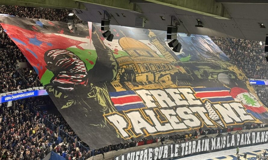 « Le club n’était pas au courant » – Le PSG réagit après le déploiement de la banderole « Libérez la Palestine » au Parc des Princes